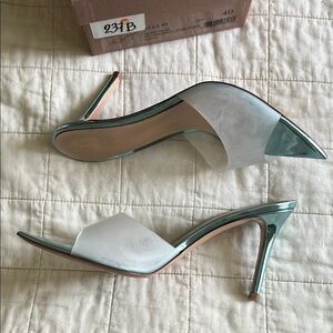 Gianvito Rossi Elle Plexi Mules